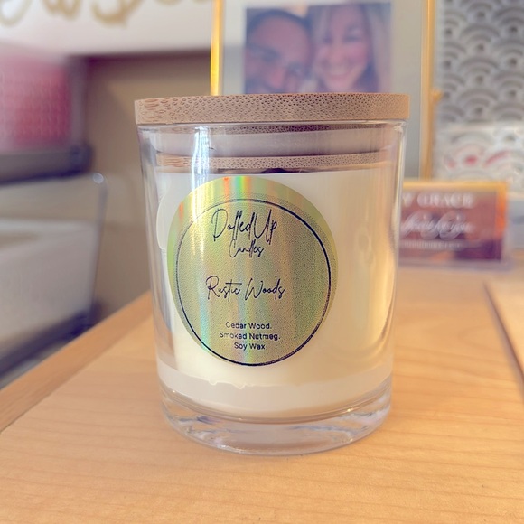 Hand Crafted Other - 9oz Rustic Woods Scented Soy Wax Candle